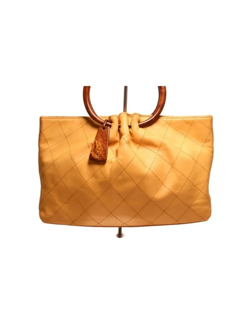 Chanel Wild Stitch Wood Handle Handbag